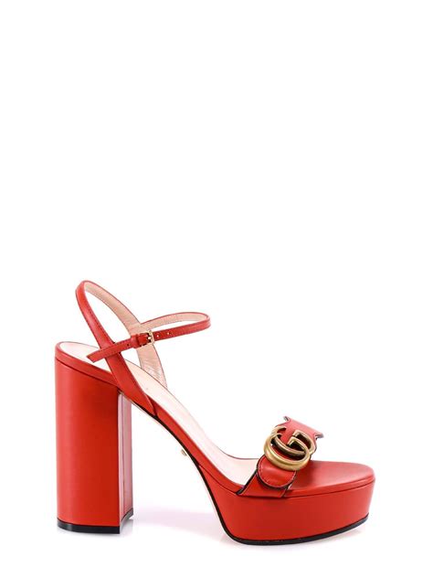 gucci red marmont sandals|Gucci outlet sandals.